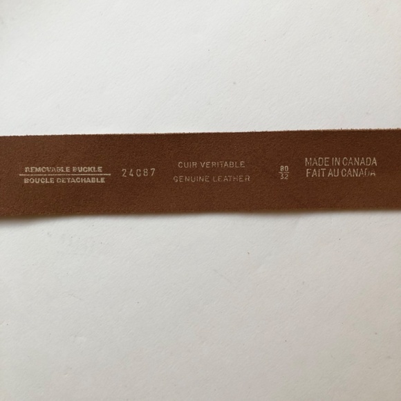 Rose Brand Belt Buckle With Removable Leather Belt - Picture 7 of 10